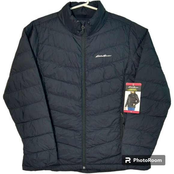 Eddie Bauer Jackets & Blazers - Eddie Bauer Womens Down Packable Lightweight Black Jacket Puffer Coat EB650 XL